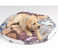 Подушка для собак и котов "ОВАЛ" лежак без бортика 50х40х7см RGTF