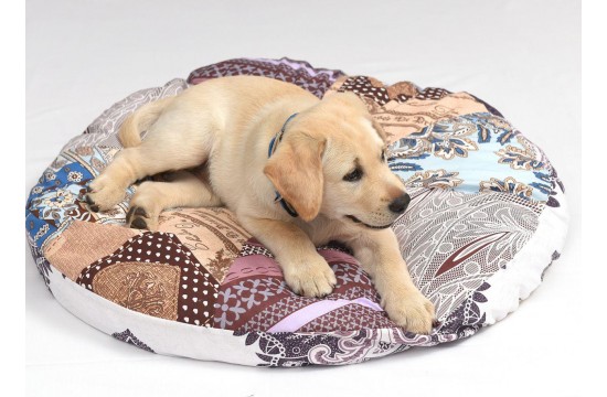 Подушка для собак и котов "ОВАЛ" лежак без бортика 50х40х7см RGTF