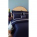 Elite Turkish bed linen MieCasa satin - Sydney lacivert-bej king size