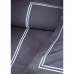 Elite Turkish bed linen MieCasa satin - Milano antrasit-gri king size