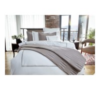 Elite Turkish bed linen MieCasa satin - Houston antrasit-gri evro