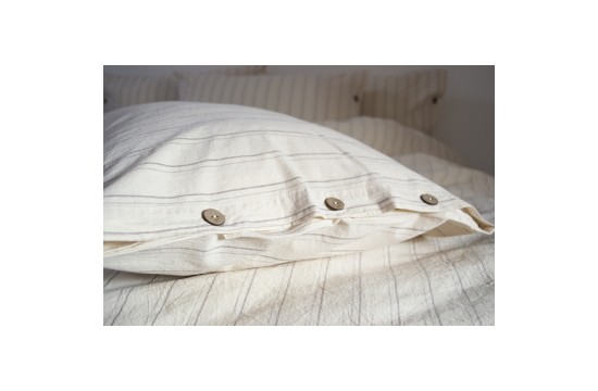 Bed linen Barine Washed cotton - Sunday beige beige family