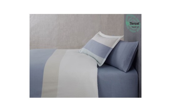 Bed linen Buldans - Verona smoky blue smoky blue king size