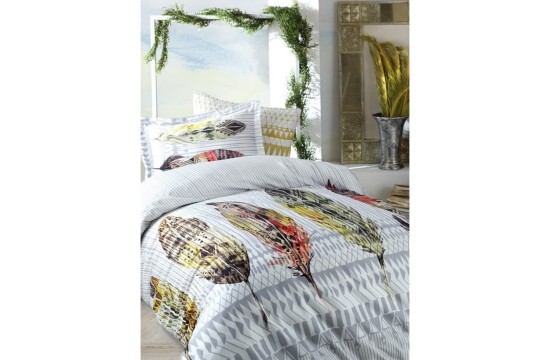 Bed linen Dantela Vita satin Digital with 3D print - Tina 200x220