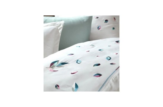 Bed linen Dantela Vita satin with embroidery - Melodi 200x220