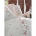 Bed linen Dantela Vita satin with embroidery - Rosa 200х220