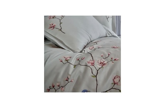 Bed linen Dantela Vita satin with embroidery - Huma Maldiv 200x220