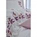 Постельное белье Dantela Vita сатин с вышивкой - Sonbahar lila лиловый 200х220