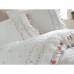 Bed linen Dantela Vita satin with embroidery - Royal 200x220