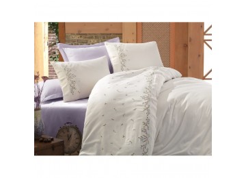 Bed linen Dantela Vita satin with embroidery - Nil 200x220