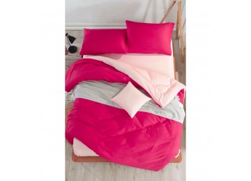 Bed linen Eponj Home Paint - Mix Fusia-Somon ranfors euro