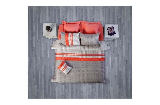 Bed linen Eponj Home - Willy Kirmizy ranforce euro