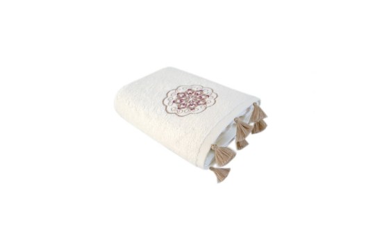 Towel set Irya - Covel ekru milky 30*50 (3 pcs) Turkey