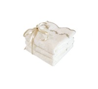 Towel set Irya - Norena ekru milky 30*50 (3 pcs) Turkey