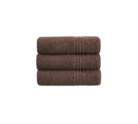 Bath towel Irya - Linear orme kahve coffee 90*150 Turkey