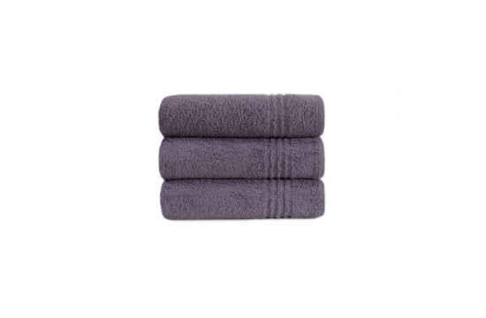 Bath towel Irya - Linear orme mor lilac 90*150 Turkey