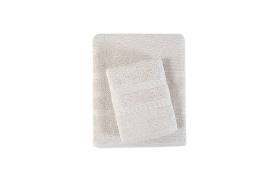 Irya towel set - Cruz bej beige 50*90+90*150 Turkey