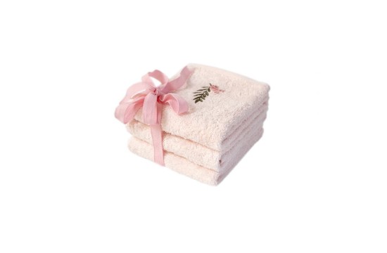 Towel set Irya - Rina pembe pink 30*50 (3 pcs) Turkey