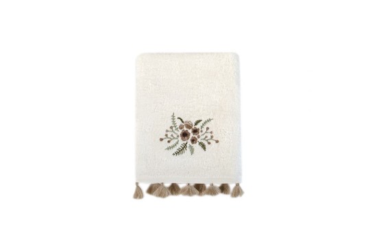Towel set Irya - Elia ekru milky 30*50 (3 pcs) Turkey
