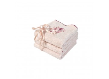 Towel set Irya - Martil pudra powder 30*50 (3 pcs) Turkey