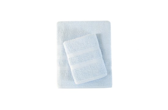 Irya towel set - Cruz mavi blue 50*90+90*150 Turkey