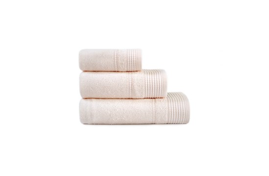 Bath towel Irya - Apex ekru milky 90*150 Turkey
