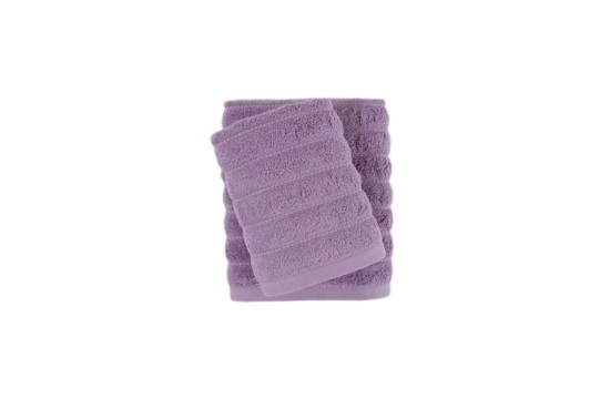 Bath towel Irya - Frizz microline lila purple 90*150 Turkey