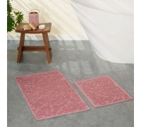 Set of rugs Karaca Home - Kelly Flower murdum plum 50*80+50*40