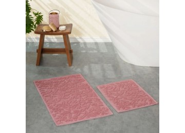 Set of rugs Karaca Home - Kelly Flower murdum plum 50*80+50*40