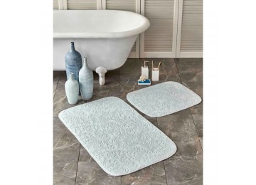 Set of rugs Karaca Home - Delora tiffany gray-blue 60*100+50*60