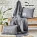 Плед Karaca Home - Softy Comfort gri серый 130*170