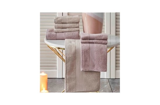 Towel set Karaca Home - Delora pudra-bej powder-beige 8 items Turkey