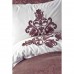 Bedding set with bedspread Karaca Home - Diana bordo burgundy euro