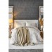 Bedding set with Karaca Home blanket - Quatre delux gold 2020-1 golden euro
