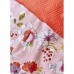 Набор постельное белье с покрывалом Karaca Home - Elia pembe 2020-1 розовый евро