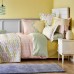 Bedding set with bedspread Karaca Home - Joyce yesil green euro Turkey