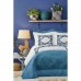 Bedding set with bedspread Karaca Home - Hiedra zumrut euro