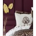 Набор постельное белье с покрывалом + плед Karaca Home - Morocco purple-gold золотой евро(10) Турция