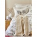 Bedding set with bedspread Karaca Home - Ginza kahve 2020-1 coffee euro Turkey