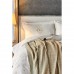 Набор постельное белье с пледом Karaca Home - Quatre delux gold 2020-1 золотой евро