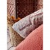 Набор постельное белье с покрывалом + плед Karaca Home - Maryam bordo 2020-1 бордовый евро