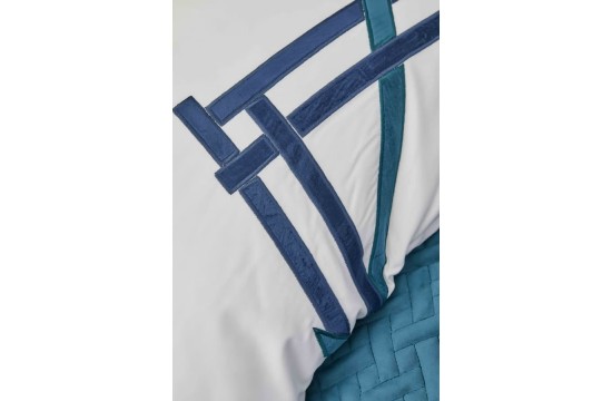 Набор постельное белье с покрывалом Karaca Home - Hiedra zumrut евро