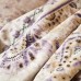 Набір постільна білизна з пледом Karaca Home - Estella lila ліловий євро