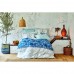 Bed linen Karaca Home ranforce - Costa mavi 2020-2 euro blue (PVC)