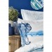 Bed linen Karaca Home ranforce - Nalini mavi blue euro
