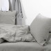 Bed linen Lotus Home Washed cotton - Daften anthracite euro