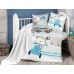 Комплект постельного белья для новорожденных First Choice - Joyce Бамбук +Плед вязаный