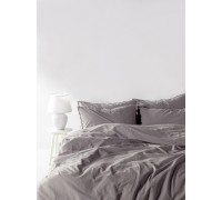 Single bed set Limasso Standart Opal Gray boiled cotton