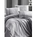 Euro bed linen First Choice Stripe Style Gri Satin