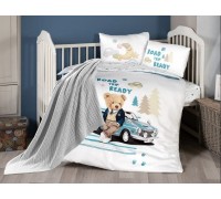 Bedding set for newborns First Choice - Monty Bamboo + Knitted blanket